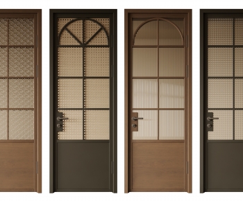 Wabi-sabi Style Single Door-ID:509740115