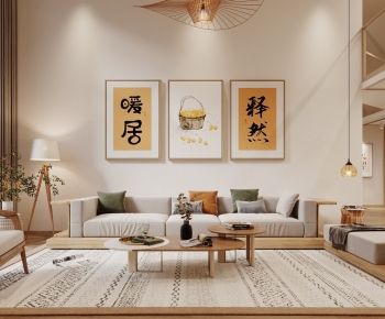 Japanese Style A Living Room-ID:334748986