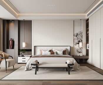 New Chinese Style Bedroom-ID:115088943