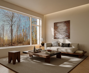 Wabi-sabi Style A Living Room-ID:569160067