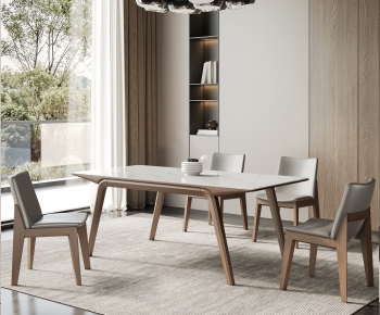 Modern Dining Table And Chairs-ID:557362083