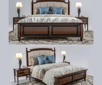 American Style Double Bed-ID:687707906