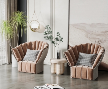 Simple European Style Single Sofa-ID:634180073