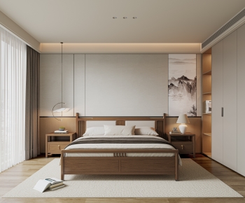 New Chinese Style Bedroom-ID:491321097