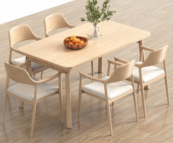 Modern Dining Table And Chairs-ID:990109433