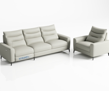 Modern Three-seat Sofa-ID:422565941