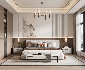 New Chinese Style Bedroom-ID:849081042