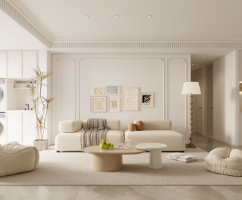 French Style A Living Room-ID:705993898