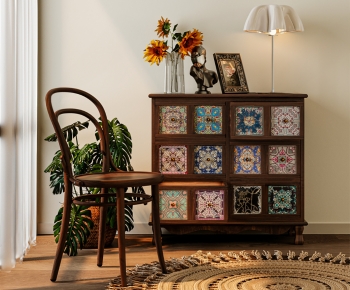 American Style Decorative Cabinet-ID:944906005