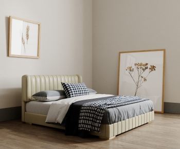 Modern Double Bed-ID:561291936