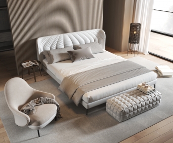 Modern Double Bed-ID:554677969