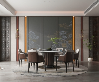 New Chinese Style Dining Room-ID:387737042