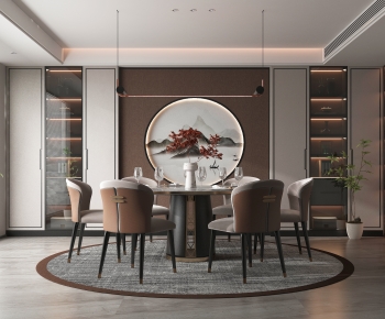 New Chinese Style Dining Room-ID:162372114