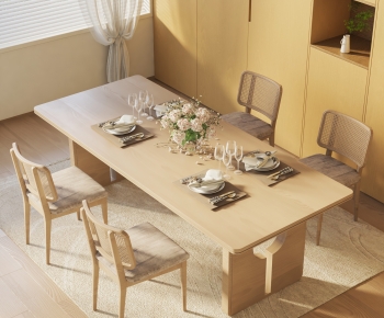 Modern Dining Table And Chairs-ID:303252942