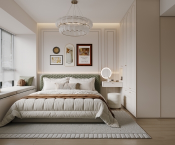 French Style Bedroom-ID:350745926