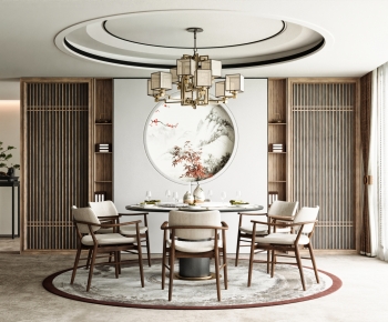 New Chinese Style Dining Room-ID:207524062