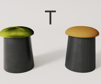 Modern Wabi-sabi Style Stool For Changing Shoes-ID:189299115