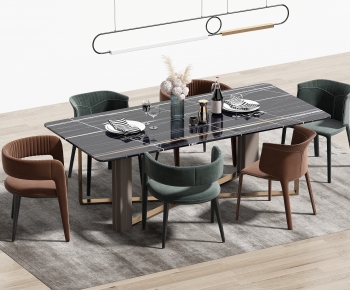 Modern Dining Table And Chairs-ID:717067007