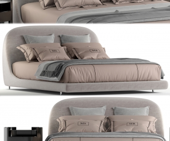 Modern Double Bed-ID:822052961