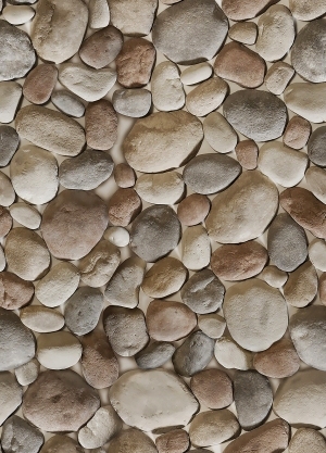 石材砖墙鹅卵石-ID:5819080