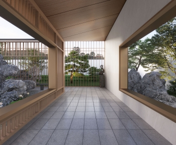 New Chinese Style Courtyard/landscape-ID:551131016