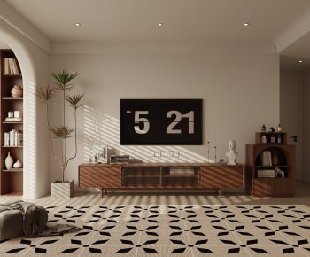 Wabi-sabi Style A Living Room-ID:480969913