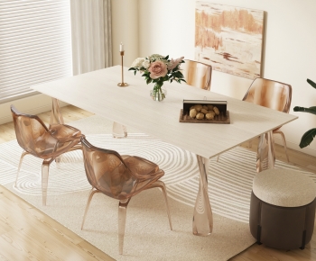 Modern Dining Table And Chairs-ID:772429943