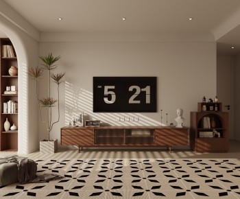 Wabi-sabi Style A Living Room-ID:167602069