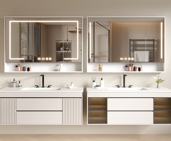 现代卫浴柜组合3D模型