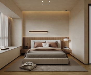 Wabi-sabi Style Bedroom-ID:956141006