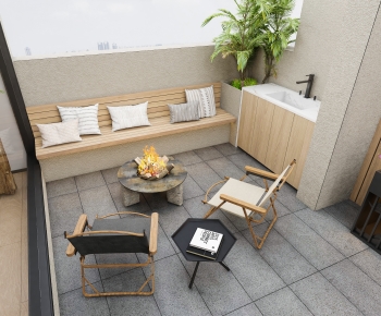 Modern Wabi-sabi Style Lounge Chair-ID:515337941