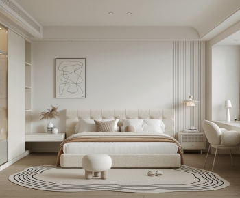 Modern Wabi-sabi Style Bedroom-ID:268399952