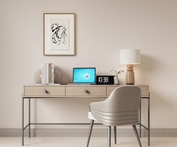 Modern Computer Desk And Chair-ID:544365889