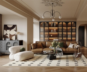 Wabi-sabi Style A Living Room-ID:567049037