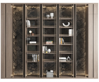 New Chinese Style Bookcase-ID:493045096