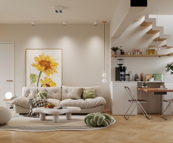 Modern A Living Room-ID:358813059