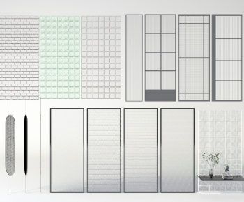 Modern Glass Screen Partition-ID:198944093