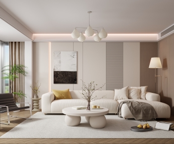 Modern A Living Room-ID:751970059