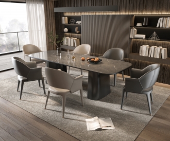 Modern Dining Table And Chairs-ID:798578029