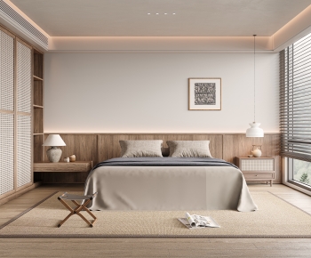 New Chinese Style Bedroom-ID:219070927
