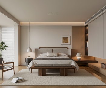 Wabi-sabi Style Bedroom-ID:270519975