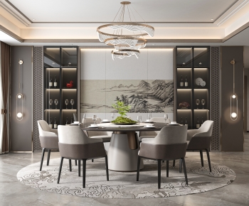 New Chinese Style Dining Room-ID:797832014