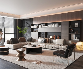 Modern A Living Room-ID:966737996