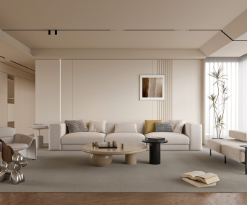 Modern A Living Room-ID:677919467
