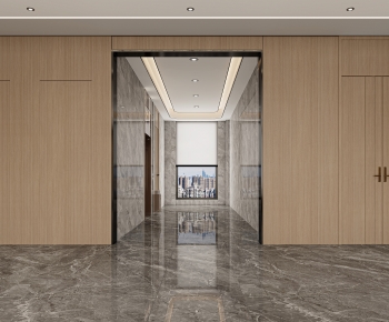 Modern Office Elevator Hall-ID:482218986
