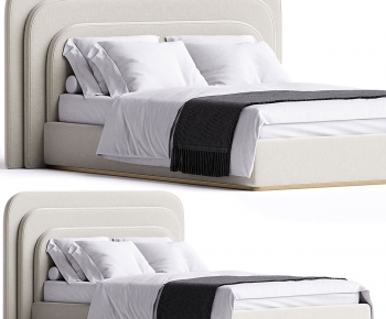 Modern Double Bed-ID:316484938