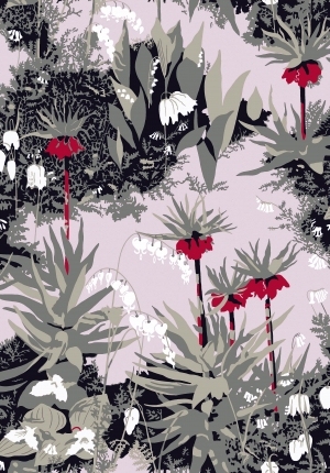 ModernAnimal And Plant Pattern Wallpaper