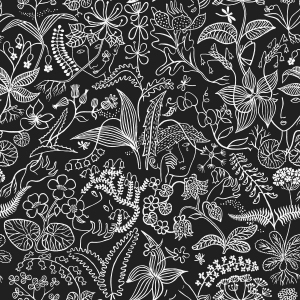 ModernAnimal And Plant Pattern Wallpaper