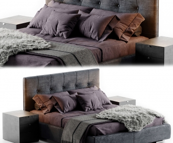 Modern Double Bed-ID:997153042