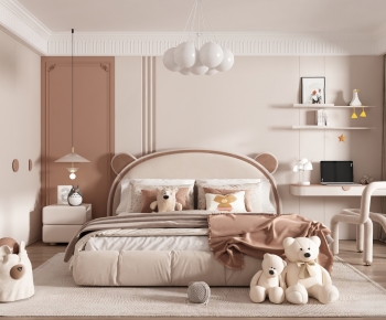 French Style Girl's Room Daughter's Room-ID:487441063
